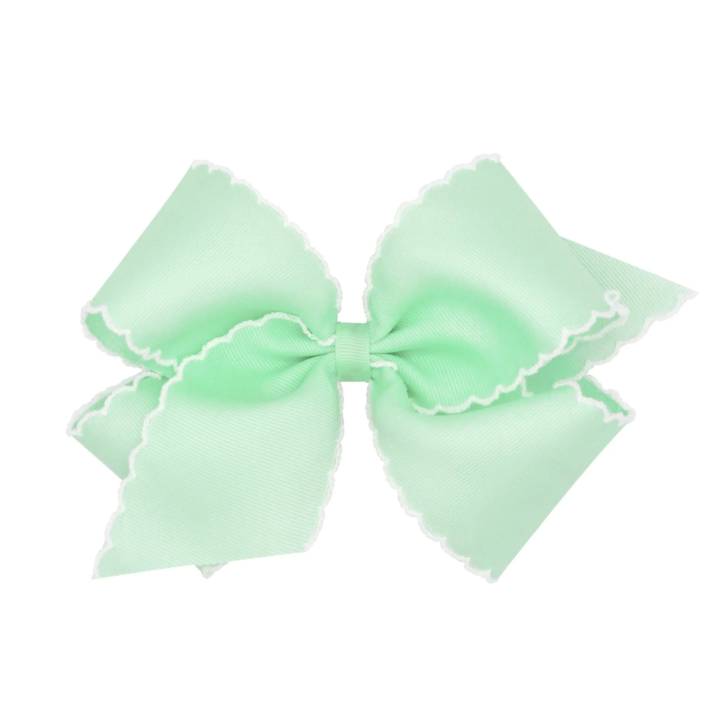King Grosgrain Bow with Moonstitch Wee Ones