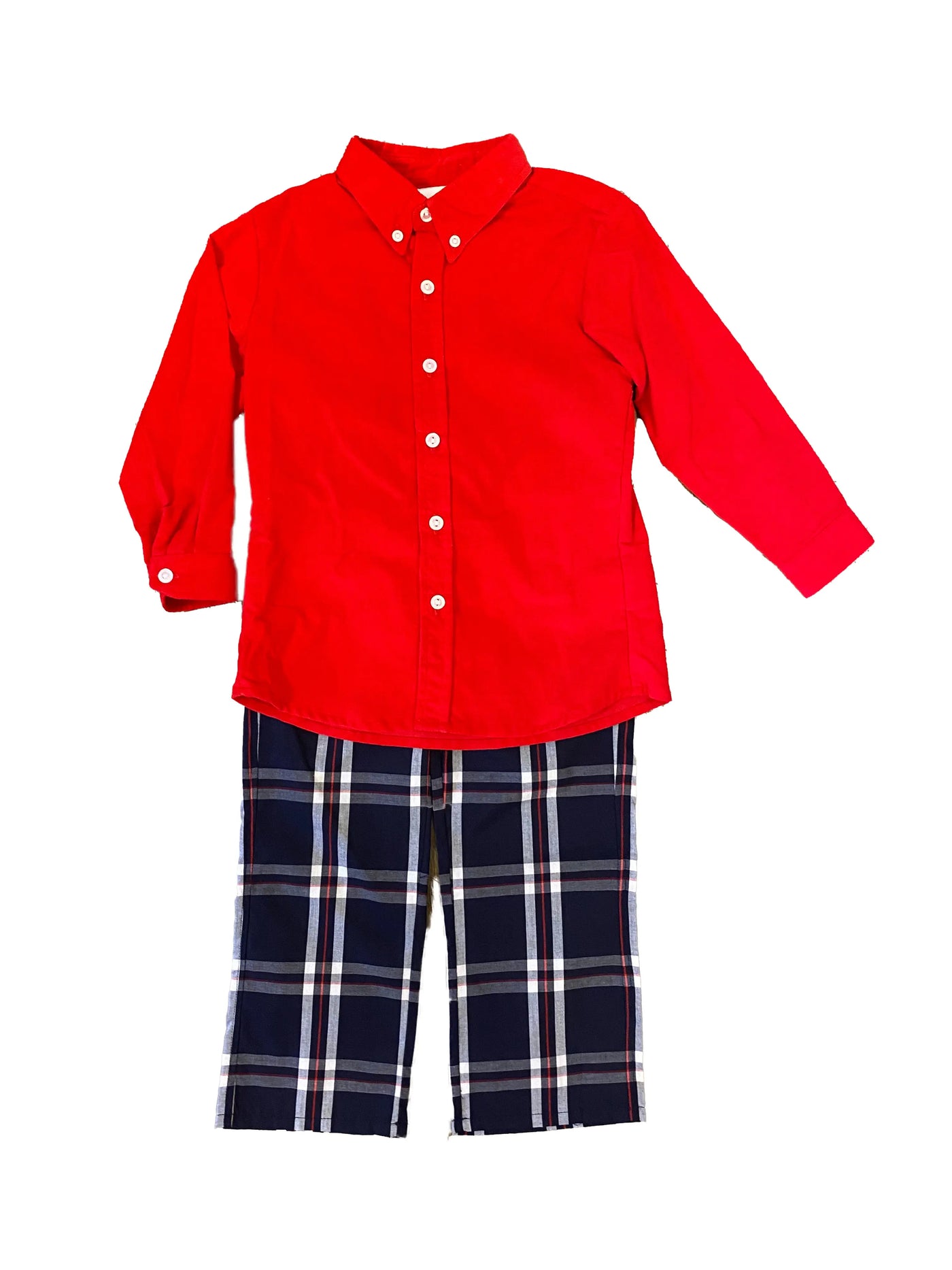 Scotland Woven Plaid Dress Pants Zuccini Kids