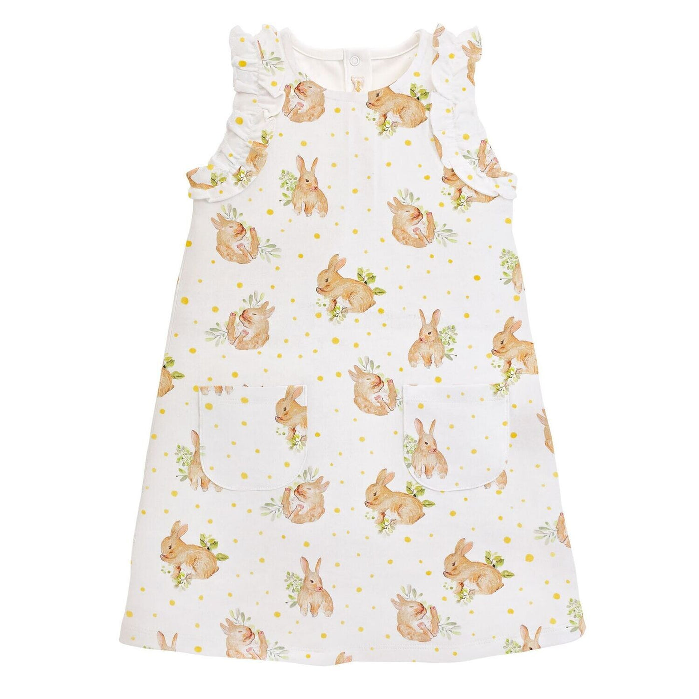 Adorable Bunnies Toddler Dress Baby Club Chic