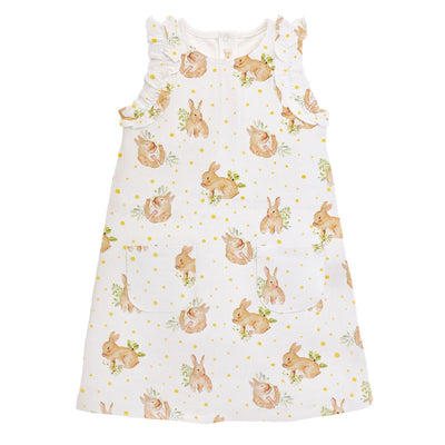 Adorable Bunnies Toddler Dress Baby Club Chic