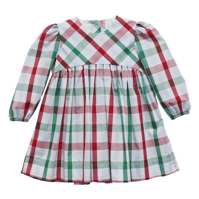 3 Wishes Long Sleeve Plaid Dress Zuccini Kids