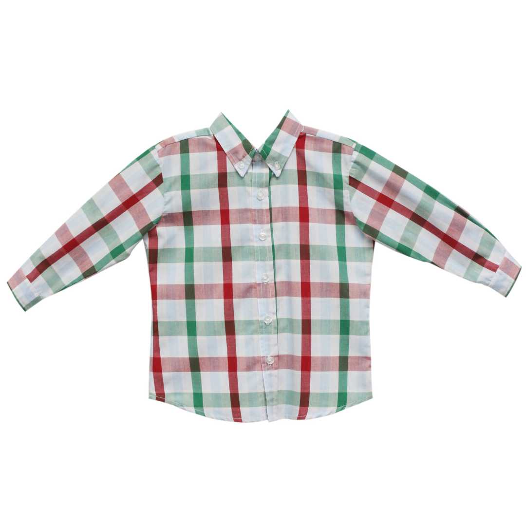 3 Wishes Plaid Button-down Shirt Zuccini Kids