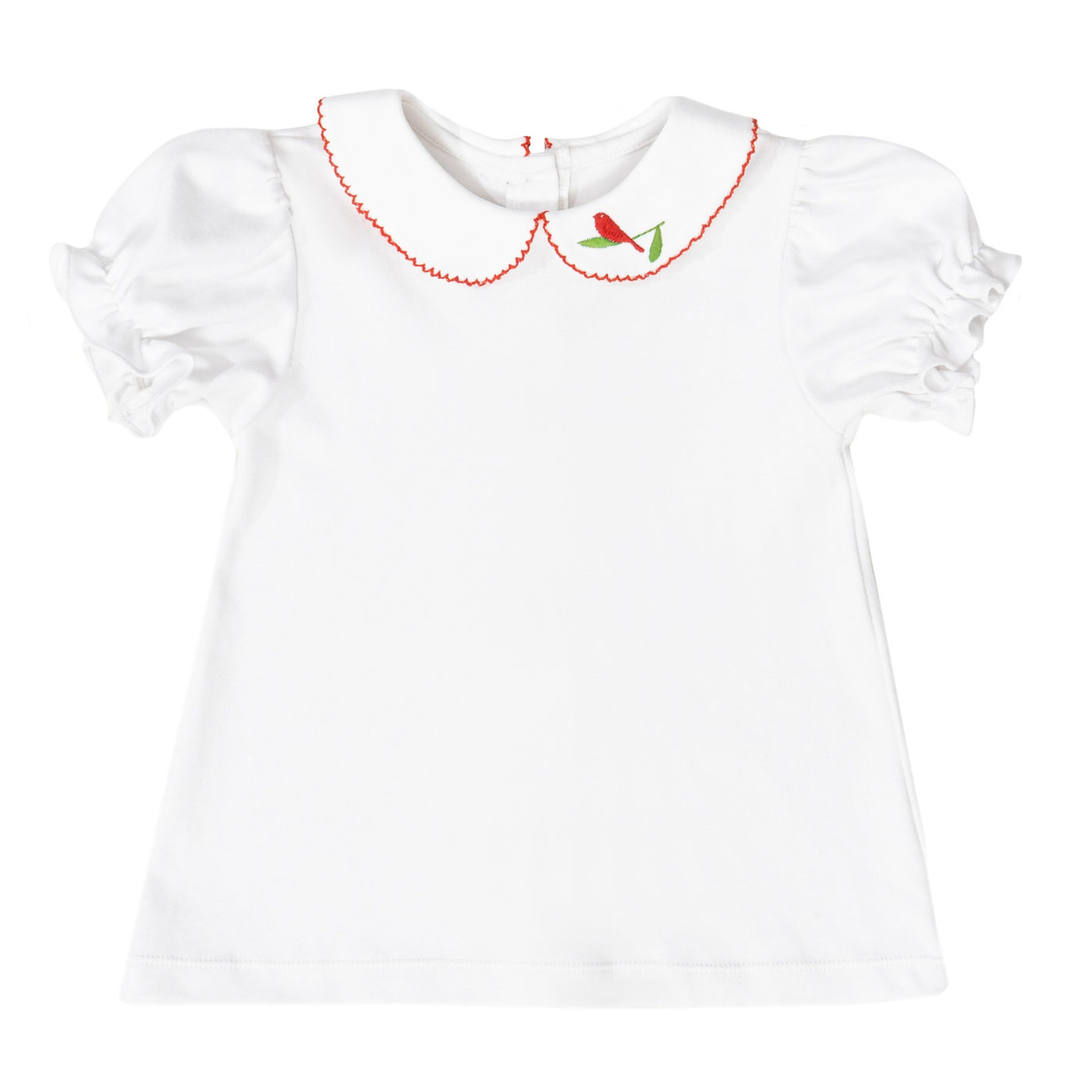 Better Together Blouse in White Knit/Cardinal Lullaby Set