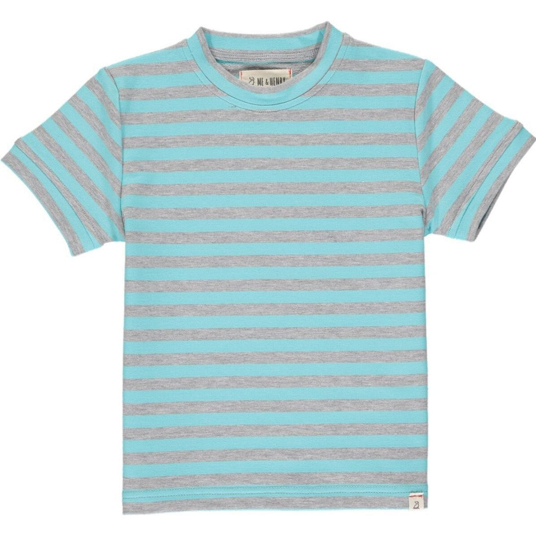 Blue/Grey Striped Tee Me & Henry