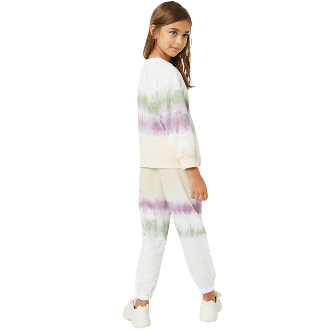 Garment Dyed Multi-Color Sweatshirt Hayden Girls