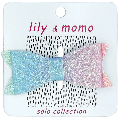 Glitter Rainbow Hair Clip Lily and Momo