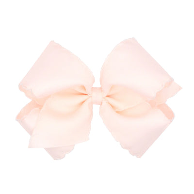 King Grosgrain Bow with Moonstitch Wee Ones