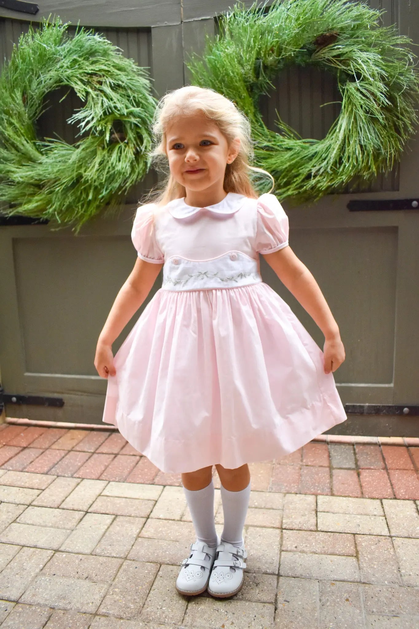Legacy Dress in Pink/Holly Lullaby Set