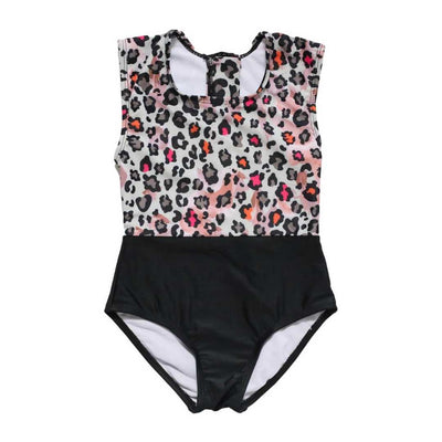Leopard Sweet Carolina One-Piece Swimsuit Blueberry Bay