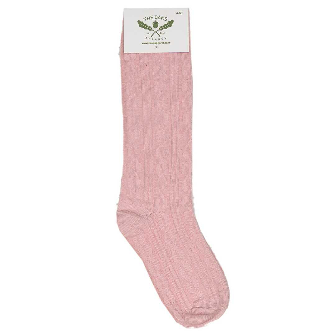 Light Pink Ribbed Knee Socks The Oaks