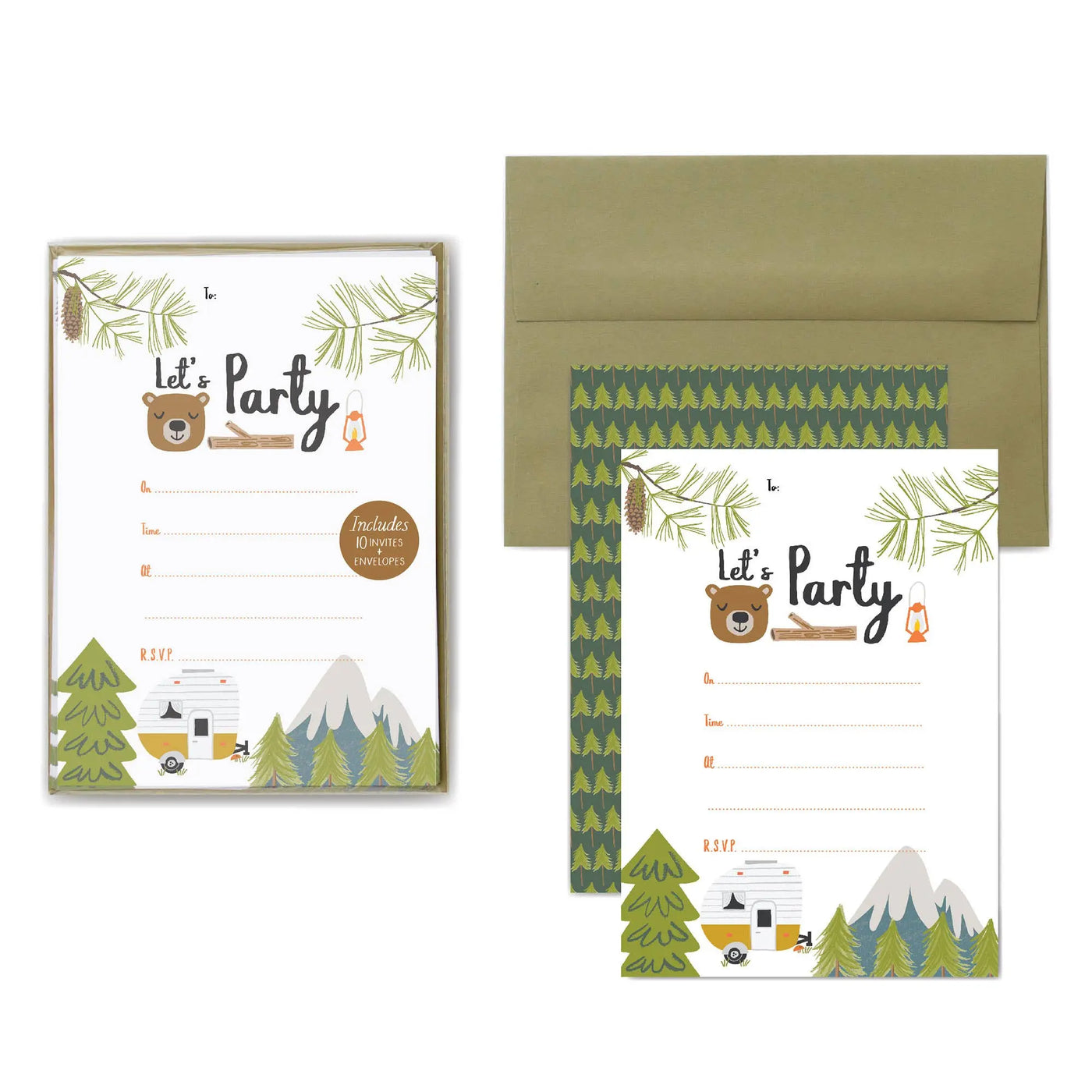 Little Camper - Party Invitations Lucy Darling