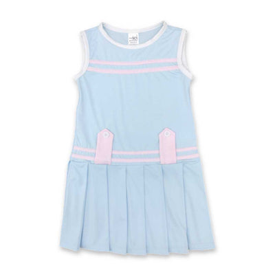 Magnolia Dress - Blue/Pink Mini Gingham Set
