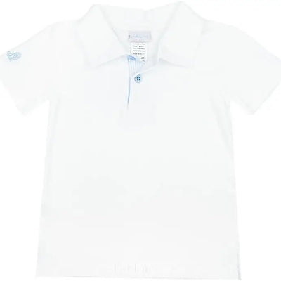 Parker Polo - White/Blue Lullaby Set