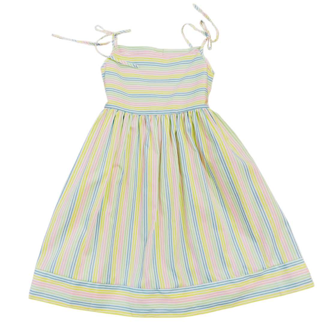 Pastel Stripe Spaghetti Strap Dress Lulu Bebe