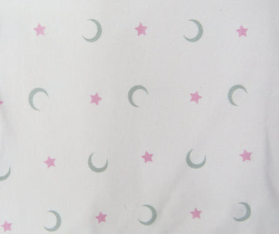 Pink Moon & Stars Burp Cloth LydaBaby