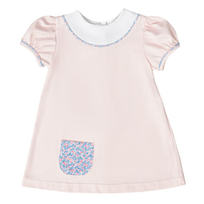 Rosie Tunic Blouse in Pink/Blue Floral Lullaby Set
