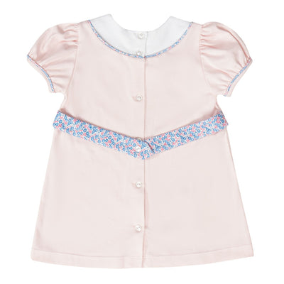 Rosie Tunic Blouse in Pink/Blue Floral Lullaby Set