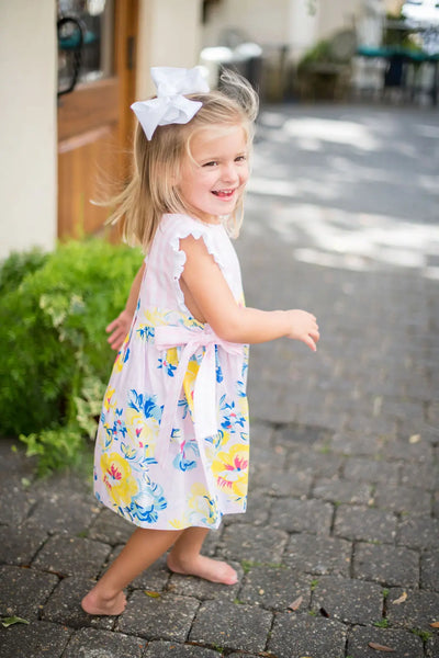 Seaside Sun Dress with Side Bows Sage & Lilly