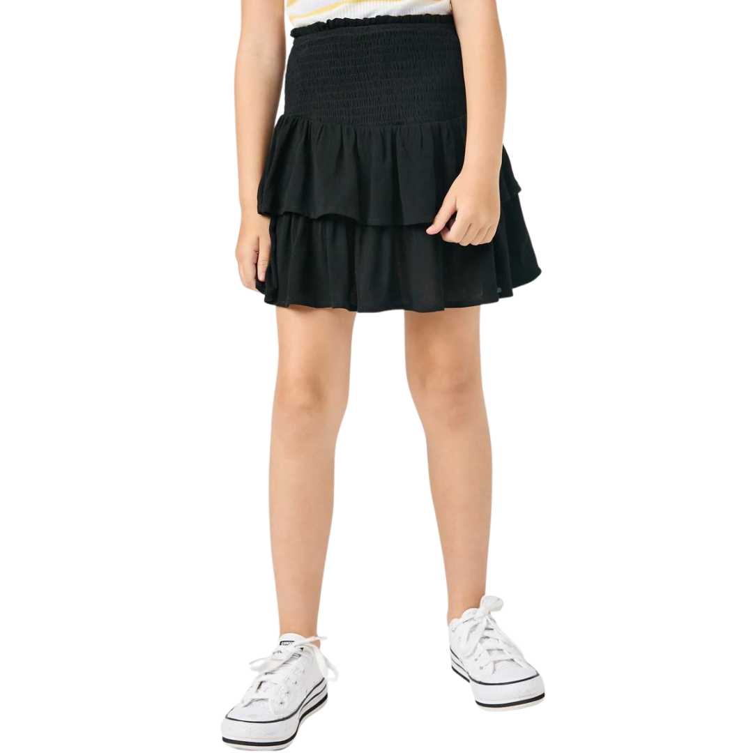 Smocked Ruffle Tiered Mini Skirt Hayden Girls