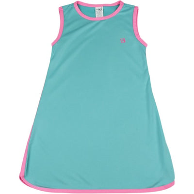 Tinsley Tennis Dress - Turquoise/Pink Set