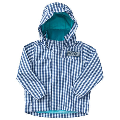 Water & Wind Reflective Jacket - Blueberry Gingham Prodoh