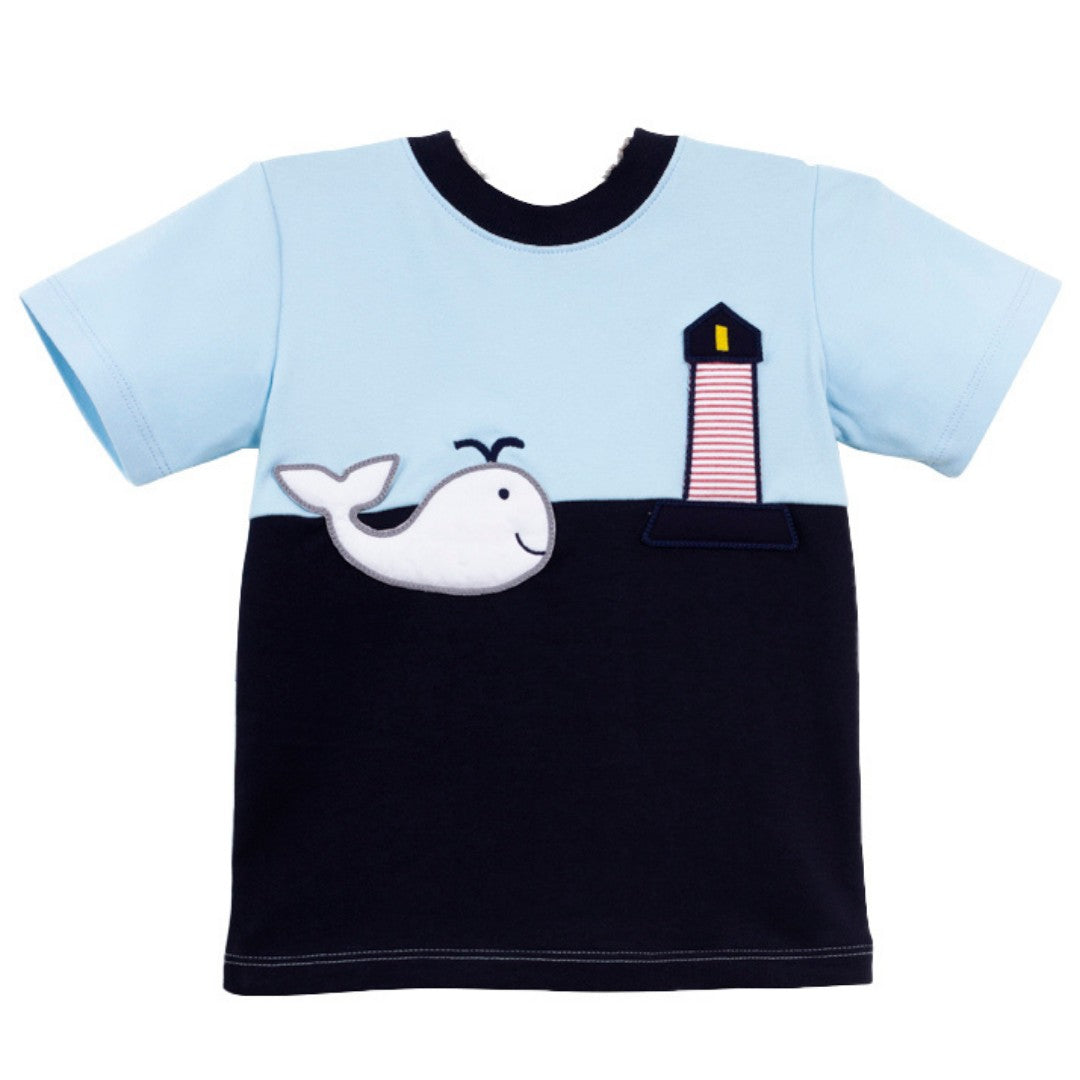 Whale Appliqué Boy T-shirt Zuccini Kids