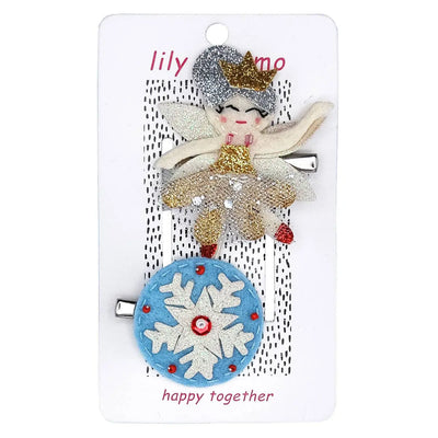 Winter Sparkle Fairy Hair Clip Lily and Momo